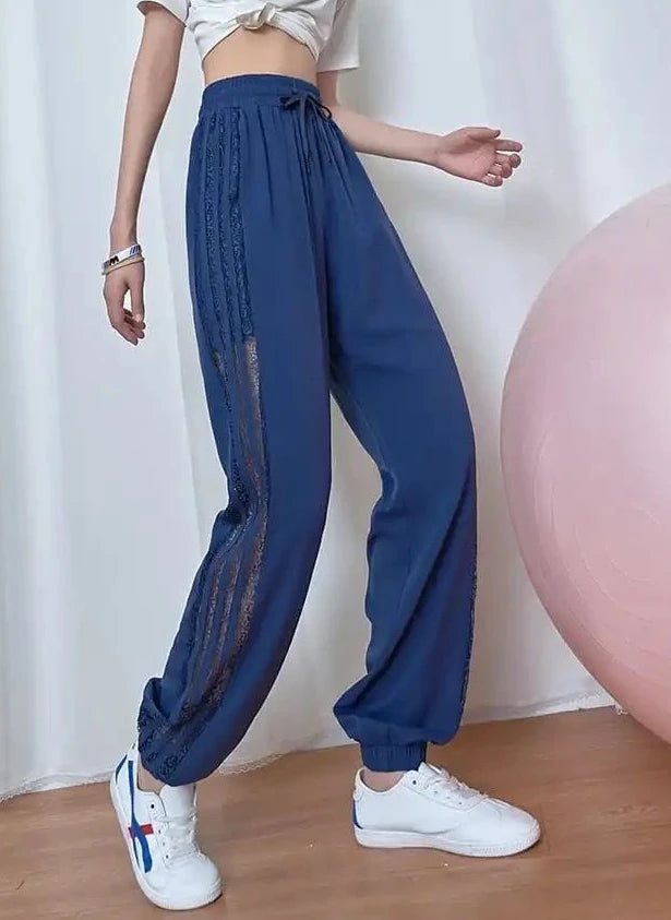 Women’s Joggers Elastic Waist Gym Stretchy Cotton