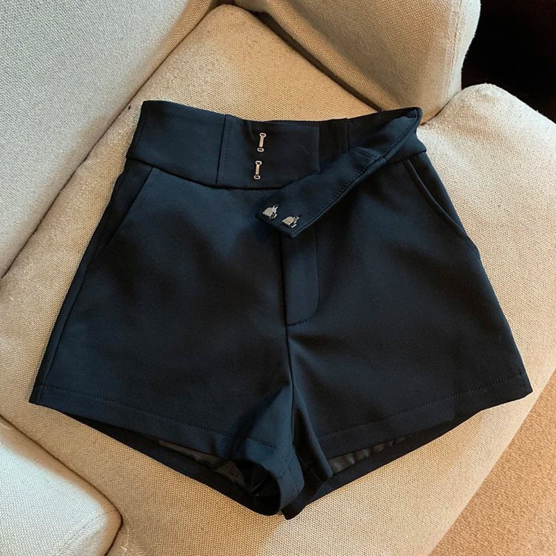 Women’s Shorts High Waist Casual Slim Fit