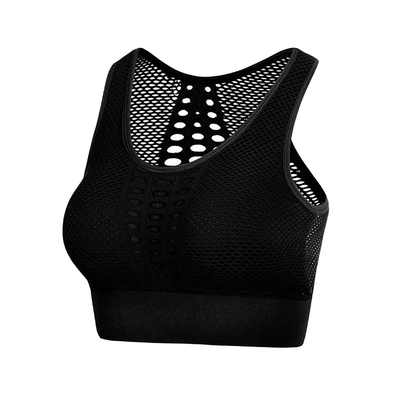 Women’s Gym Top Crop Top Breathable Seamless Athletic