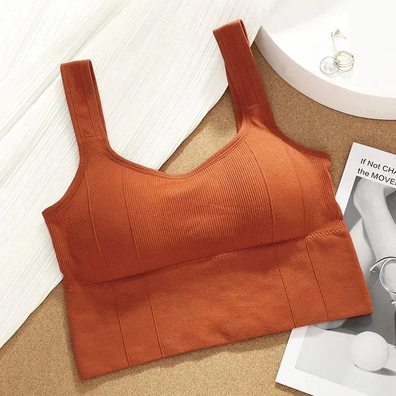 Women’s Sports Bra Push Up Seamless Breathable Gym
