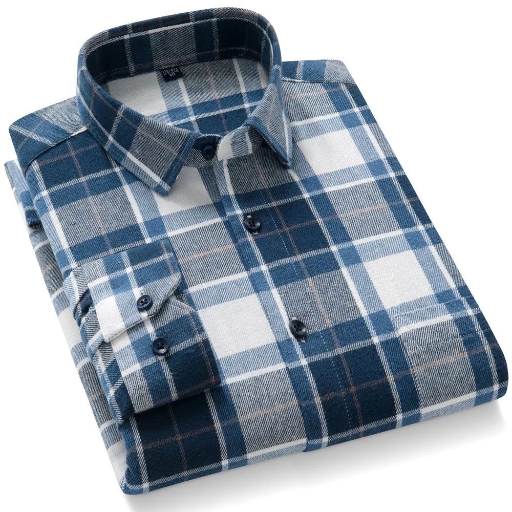 Men’s Shirt Long Sleeve Cotton Formal Slim Fit