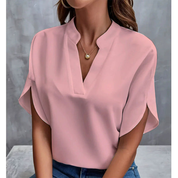 Women’s Top Blouse Casual Formal Solid Color