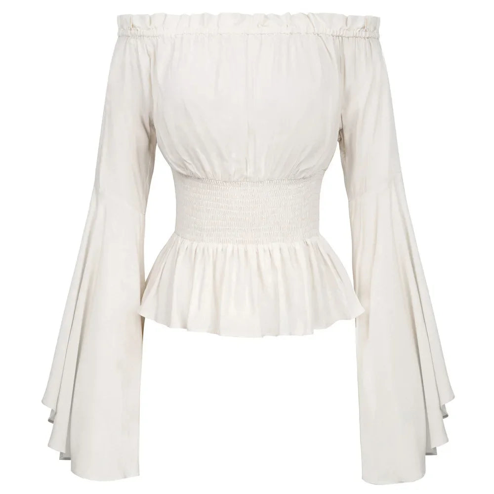 Women’s Top Blouse Long Sleeve Stretchy Casual