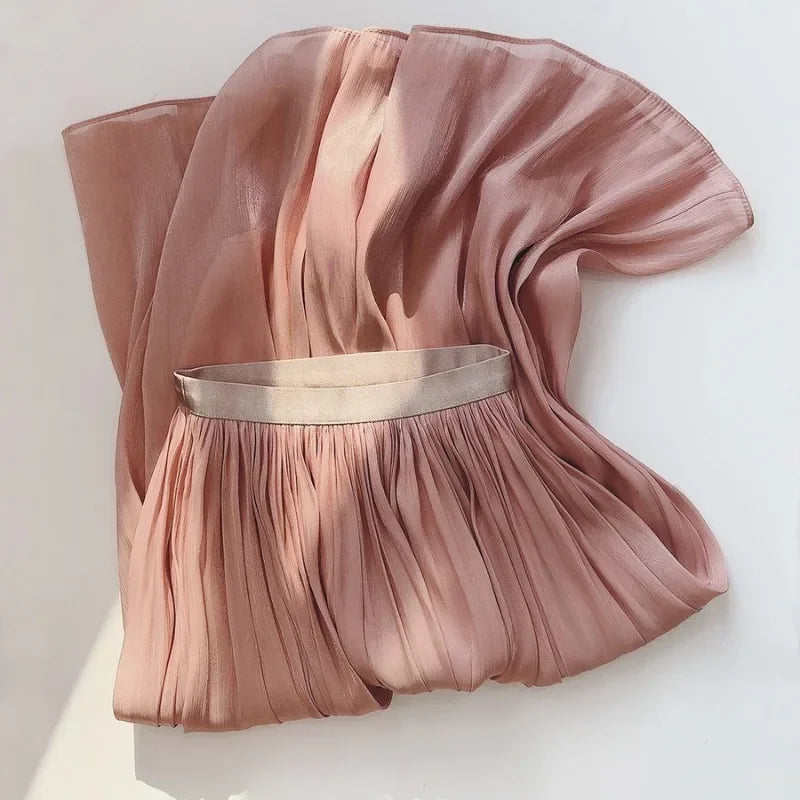 Women’s Skirt Pleated A-Line Summer Casual