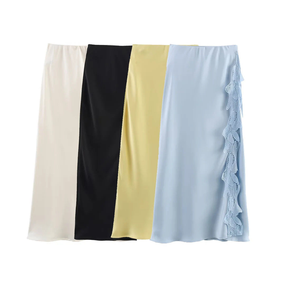 Women’s Skirt Midi High Waist Formal Summer