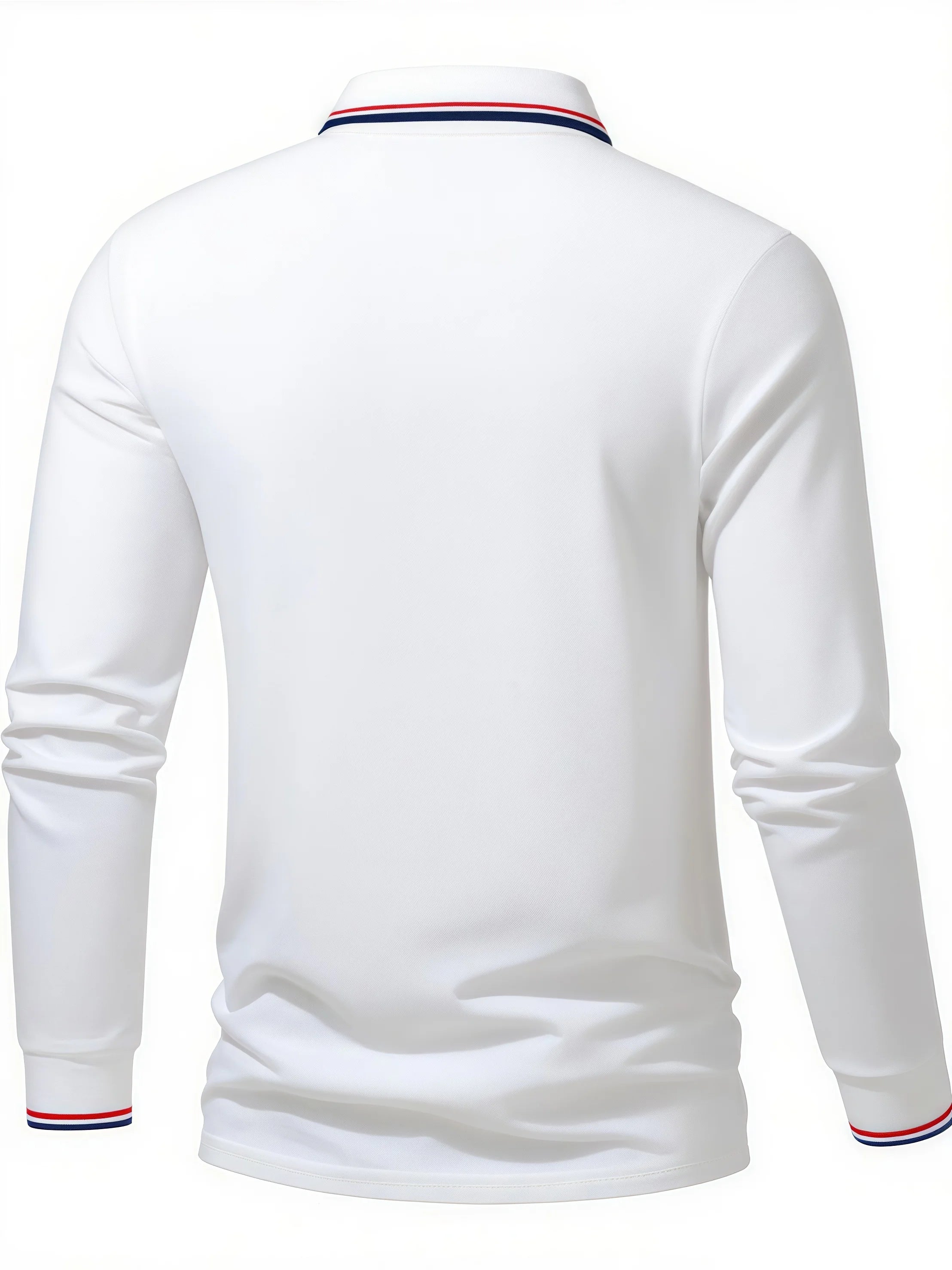 Men’s Polo Shirt Long Sleeve Casual Cotton