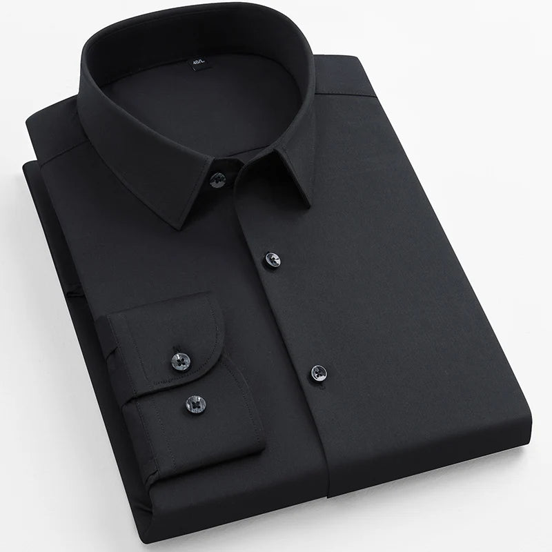 Men’s Shirt Long Sleeve Formal Slim Fit