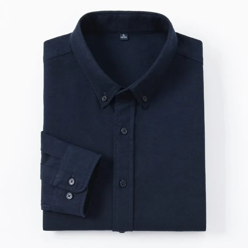 Men’s Shirt Long Sleeve Cotton Casual Breathable