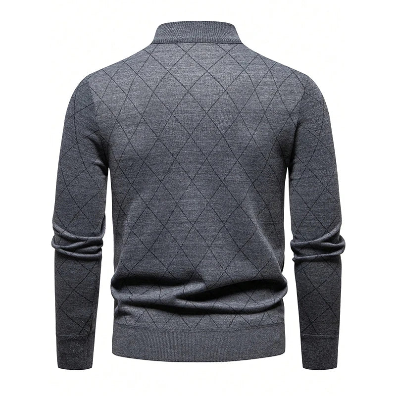 Men’s Sweatshirt Pullover Zip-Up Fleece Casual