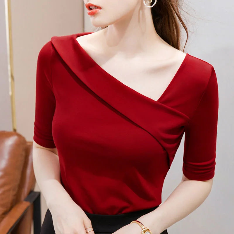 Women’s Top Blouse T-Shirt Short Sleeve Casual