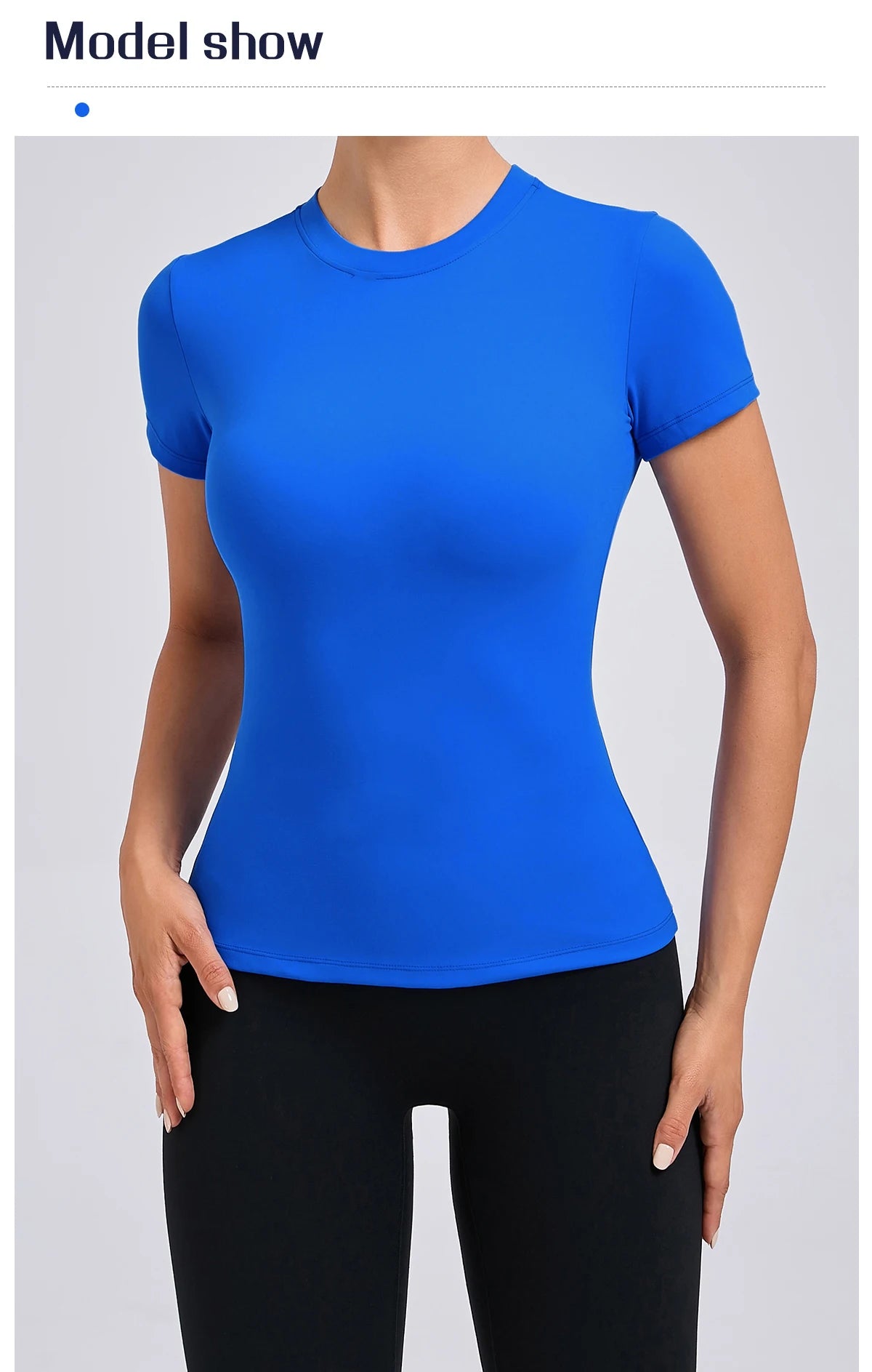 Women’s Gym Top Short Sleeve Moisture Wicking Athletic