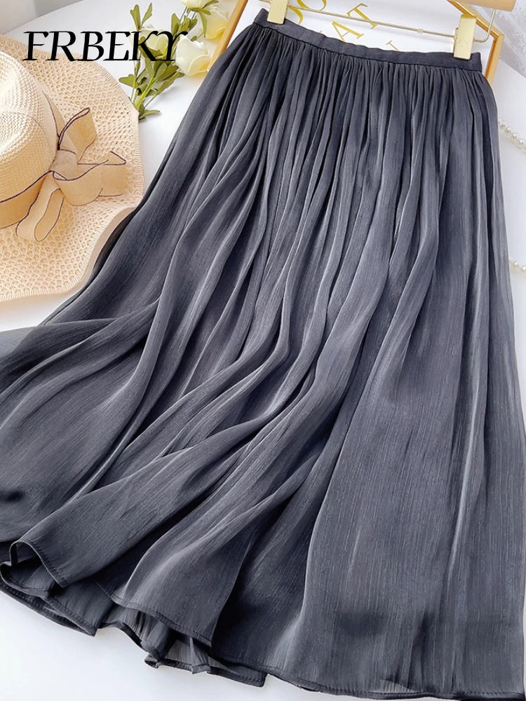 Women’s Skirt Pleated A-Line Summer Casual