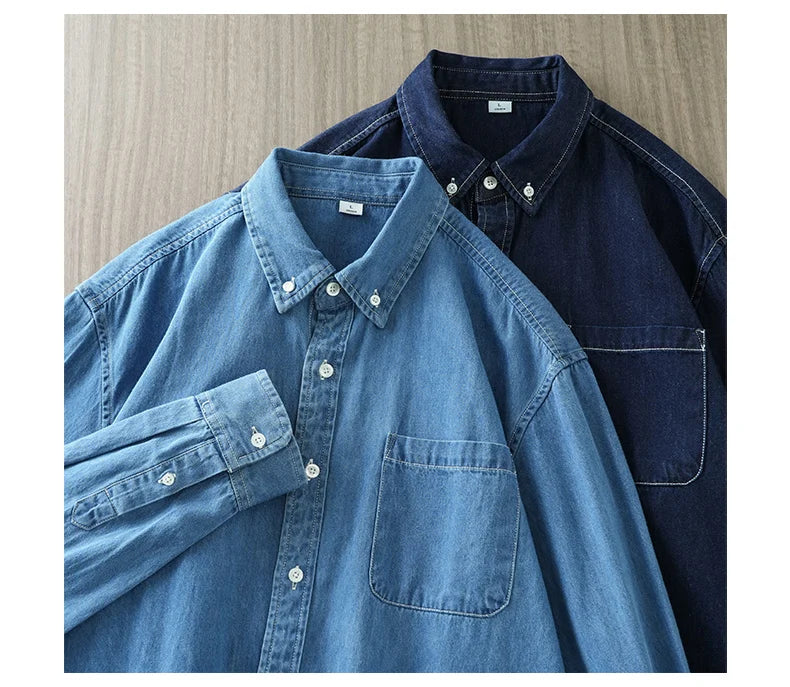 Men’s Shirt Long Sleeve Cotton Casual