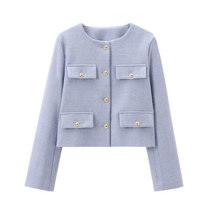 Women’s Jacket Button-Up Casual Lightweight Warm