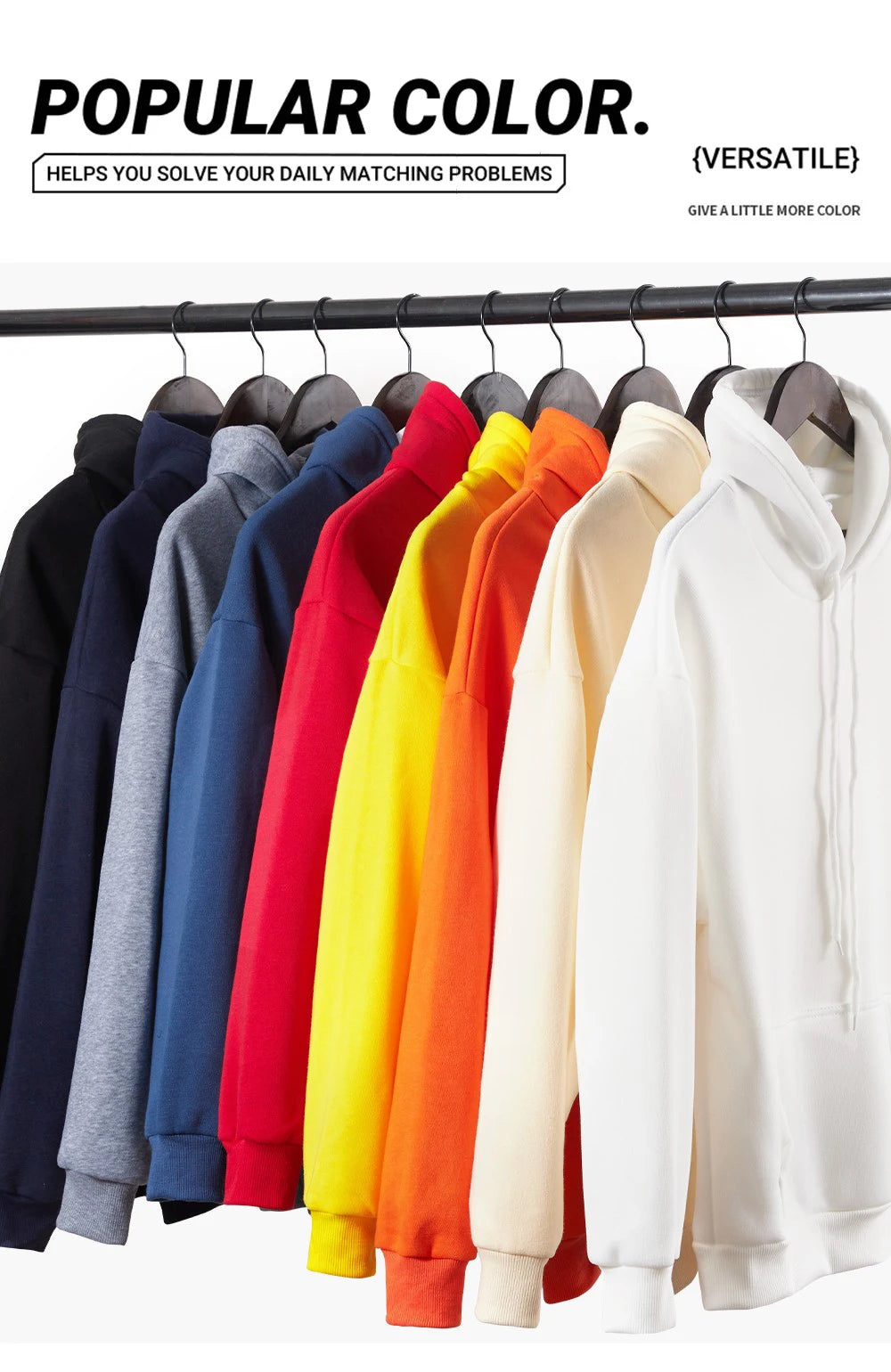 Men’s Hoodie Pullover Fleece Warm Casual