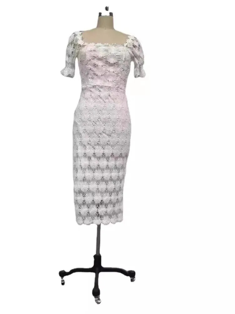 Women’s Dress Midi Solid Color Summer Casual