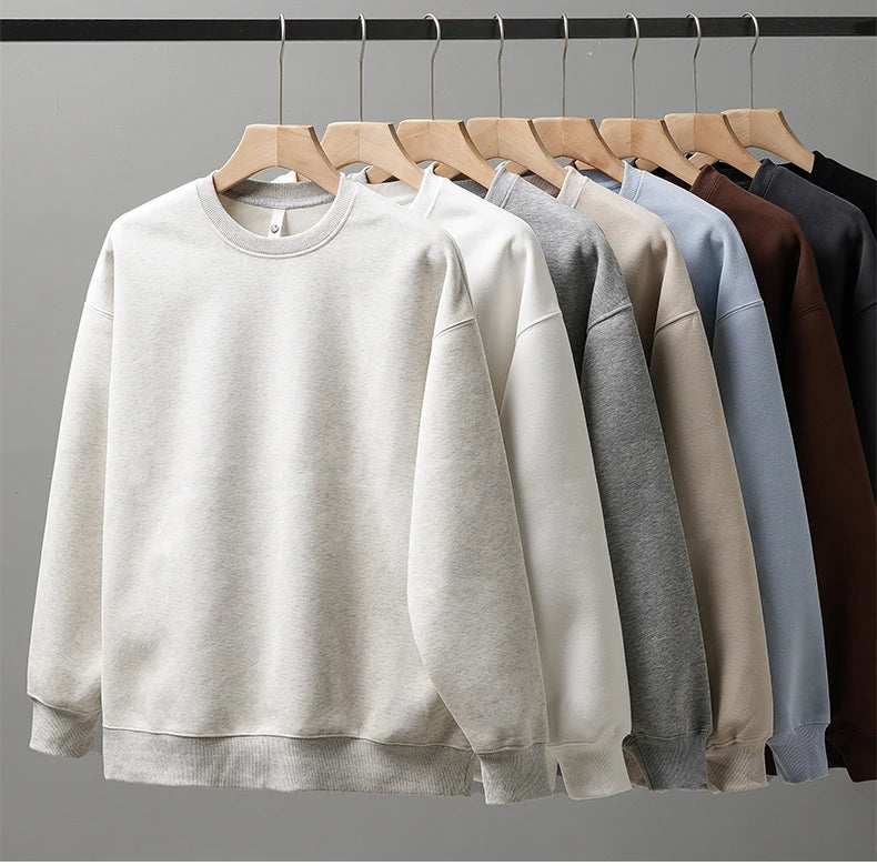 Men’s T-Shirt Long Sleeve Solid Color Cotton Comfort Fit