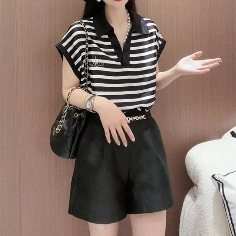 Women’s Shorts Casual Summer Elastic Waist Cotton