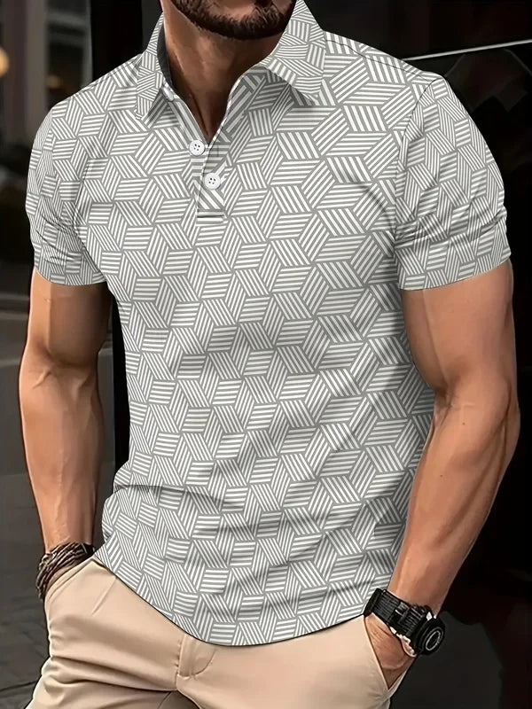 Men’s Polo Shirt Short Sleeve Casual Summer