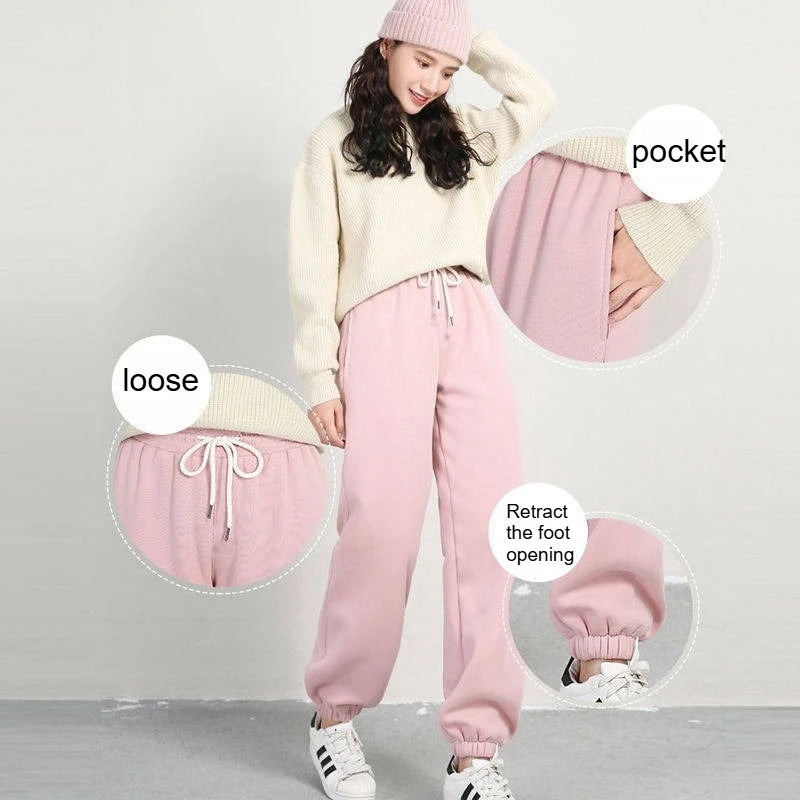 Women’s Joggers High Waist Fleece Casual