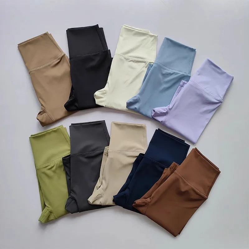 Women’s Shorts High Waist Sporty Solid Color