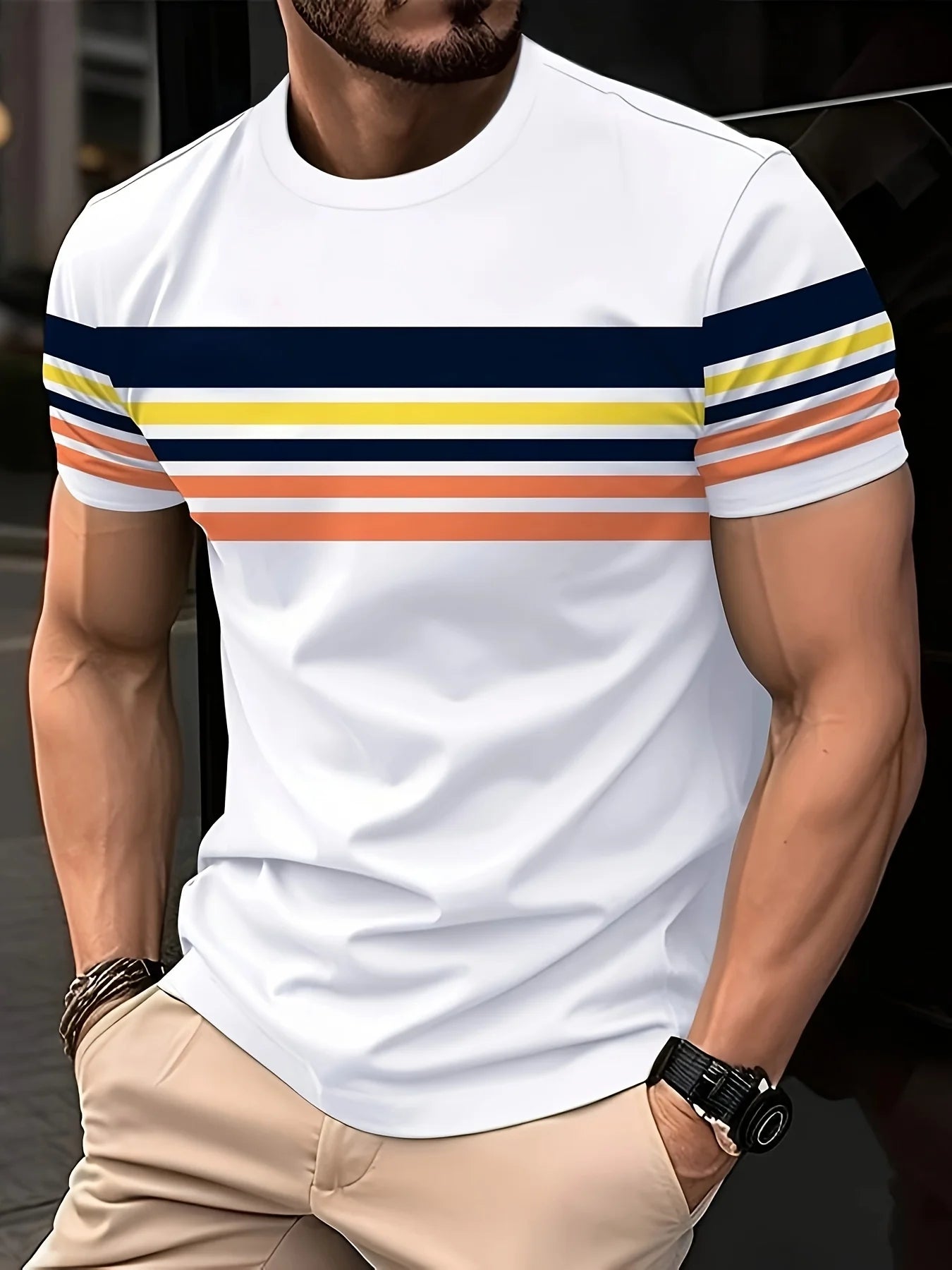 Men’s Polo Shirt Short Sleeve Casual Summer Fashion