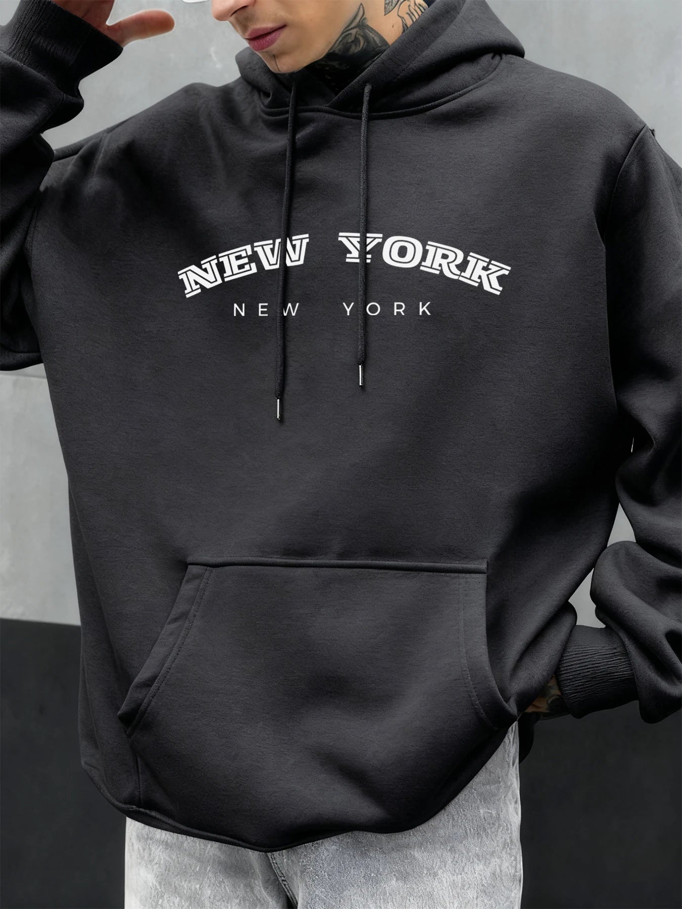 Men’s Hoodie Fleece Soft Warm Casual