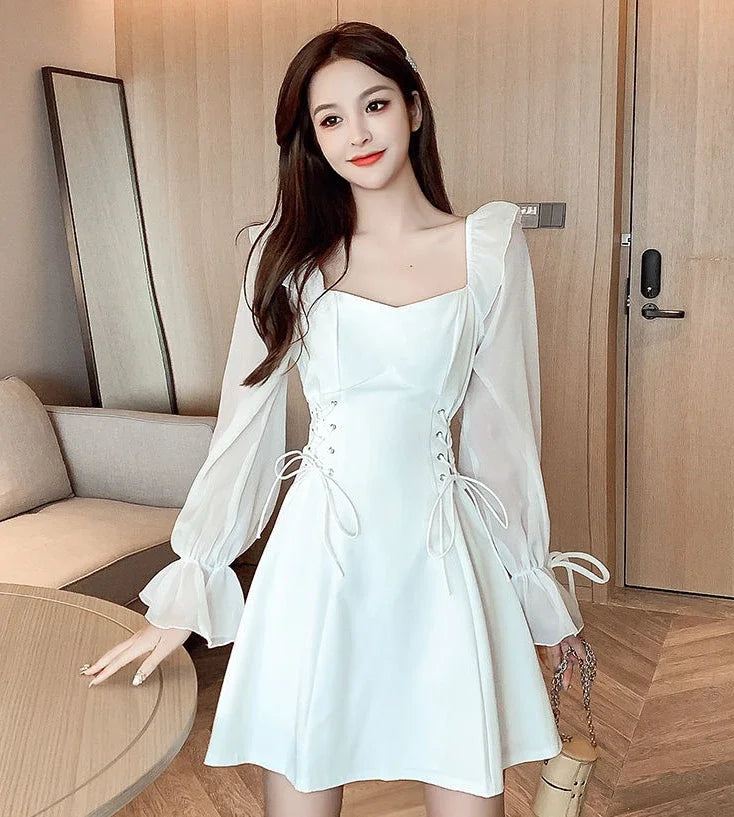 Women’s Dress Chiffon Casual Mini A-Line