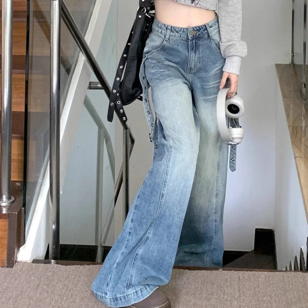 Women’s Jeans High Waist Straight Leg Casual
