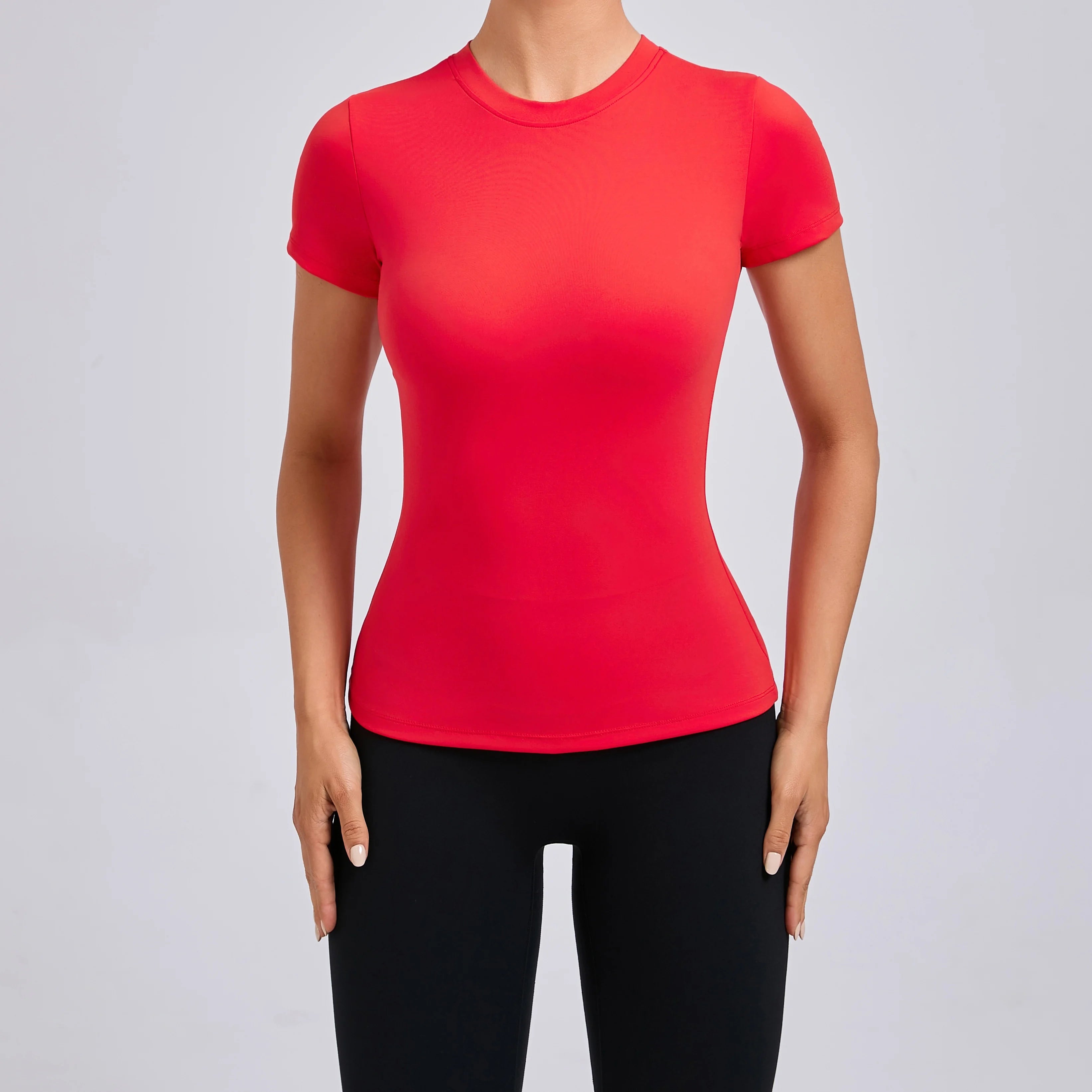 Women’s Gym Top Short Sleeve Moisture Wicking Athletic