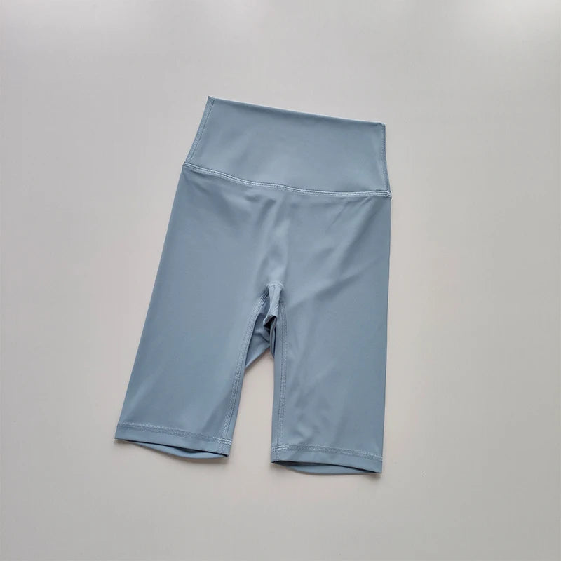 Women’s Shorts High Waist Sporty Solid Color