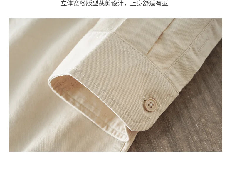 Men’s Shirt Long Sleeve Cotton Casual Formal