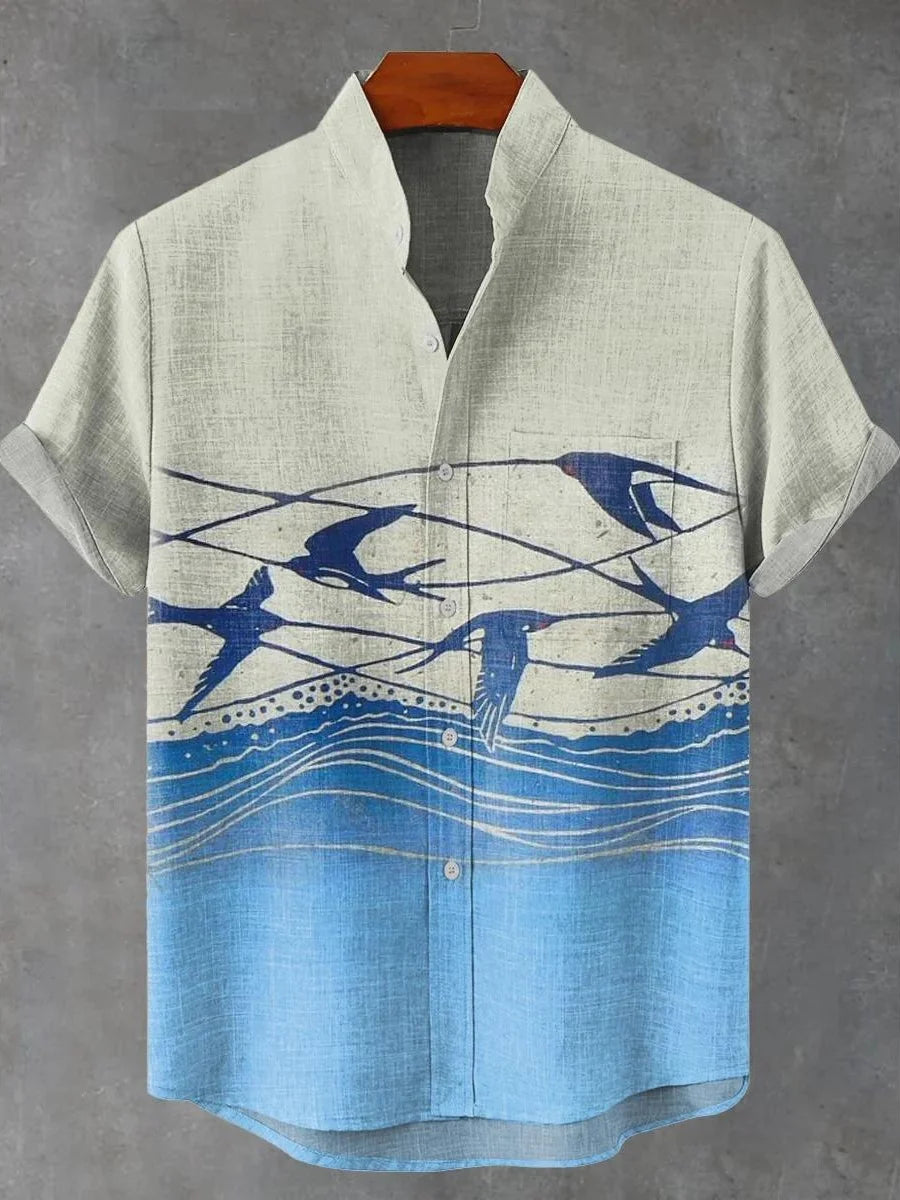 Men’s Shirt Casual Printed Cotton Comfort Fit