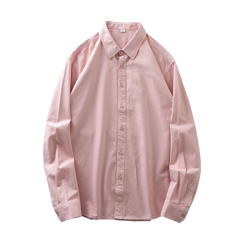 Men’s Shirt Long Sleeve Cotton Casual Formal