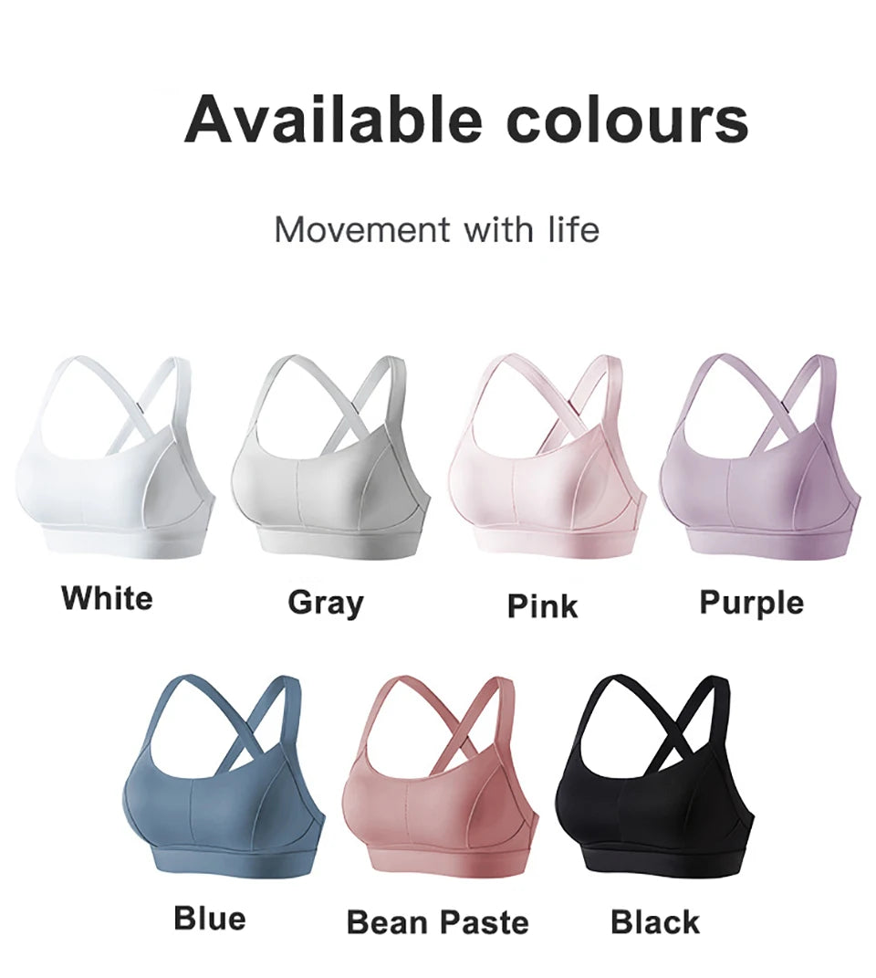 Women’s Sports Bra Padded Gym Comfort Supportive
