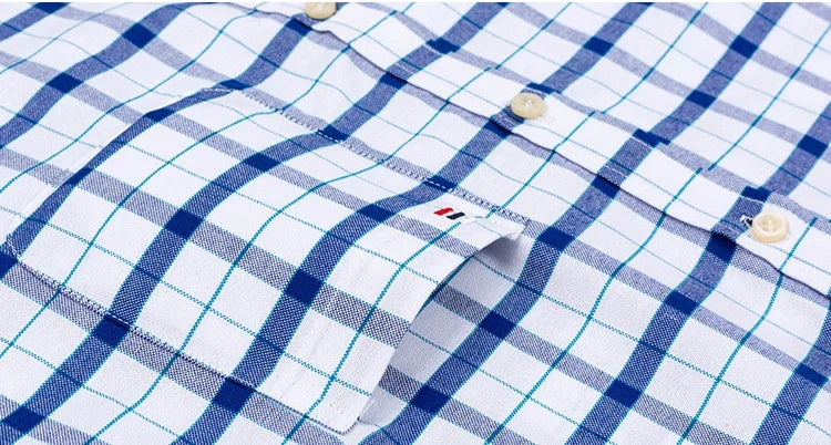 Men’s Shirt Short Sleeve Cotton Casual Formal