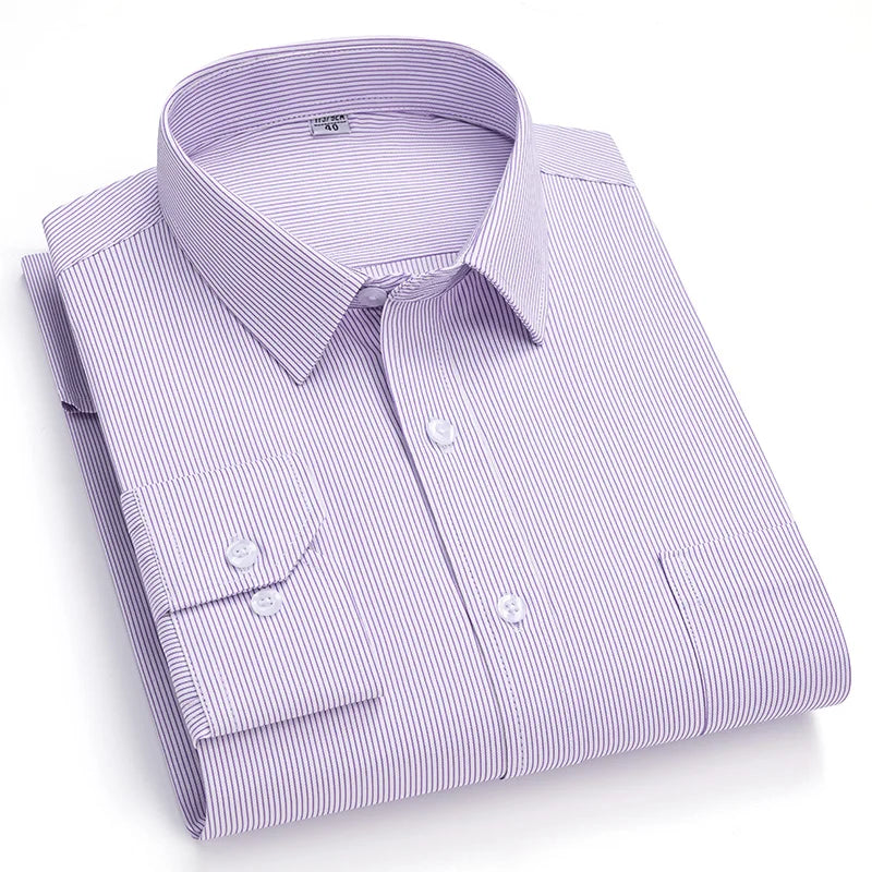 Men’s Shirt Long Sleeve Formal Solid Color
