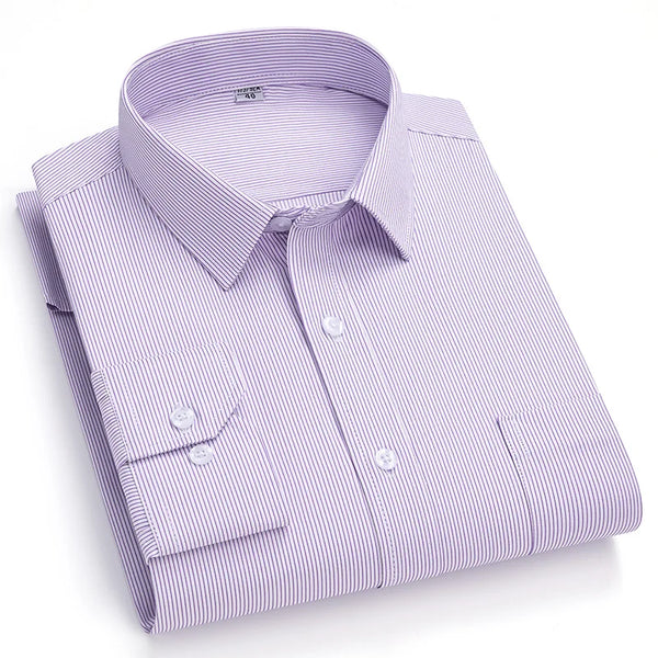 Men’s Shirt Long Sleeve Formal Solid Color