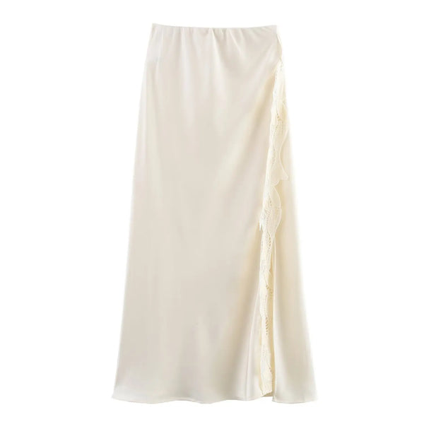Women’s Skirt Midi High Waist Formal Summer