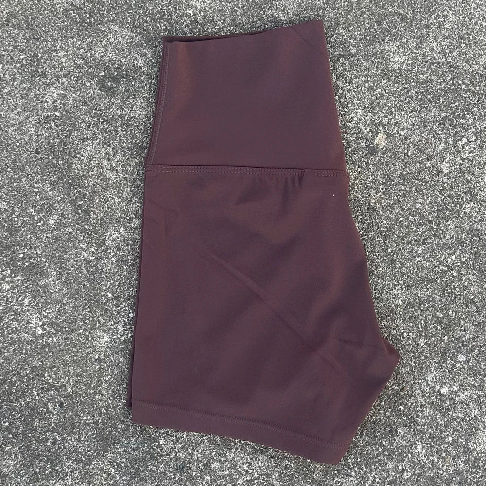 Women’s Shorts High Waist Elastic Waist Sporty Slim Fit