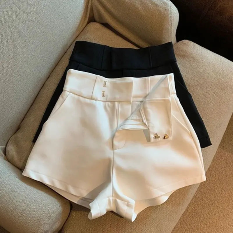 Women’s Shorts High Waist Casual Slim Fit