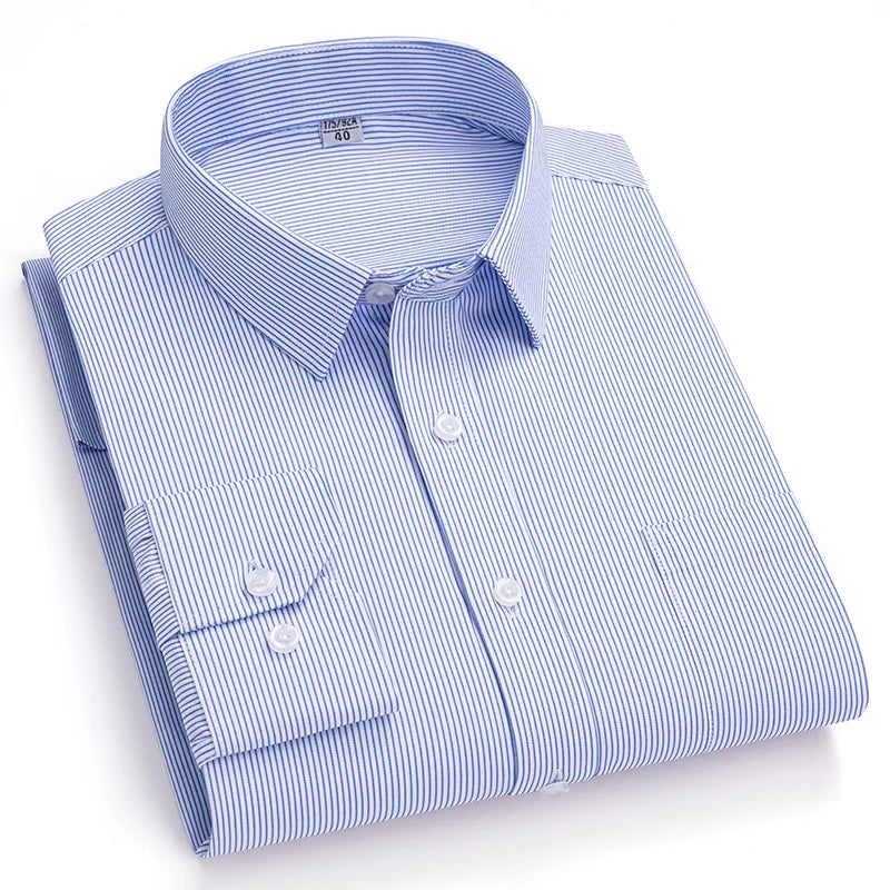 Men’s Shirt Long Sleeve Formal Solid Color