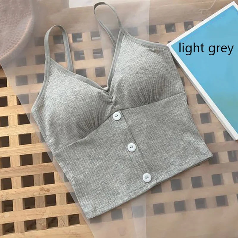 Women’s Top Tank Top Crop Top Cotton Casual