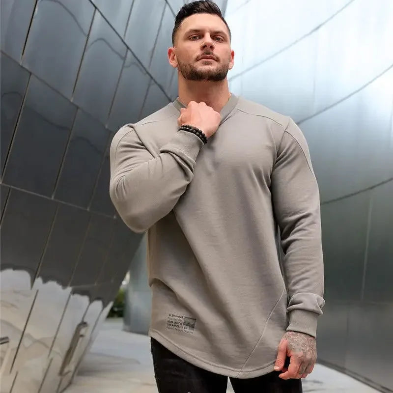 Men’s Shirt Casual Athletic Long Sleeve