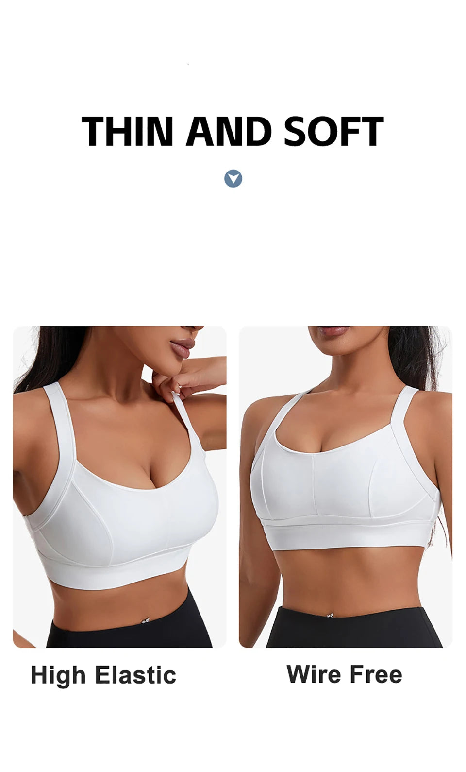 Women’s Sports Bra Padded Gym Comfort Supportive
