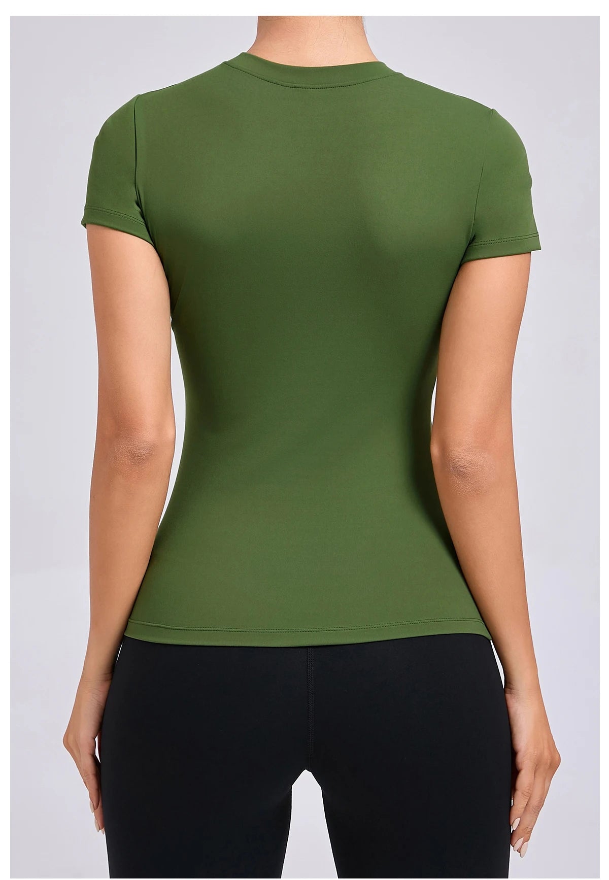 Women’s Gym Top Short Sleeve Moisture Wicking Athletic