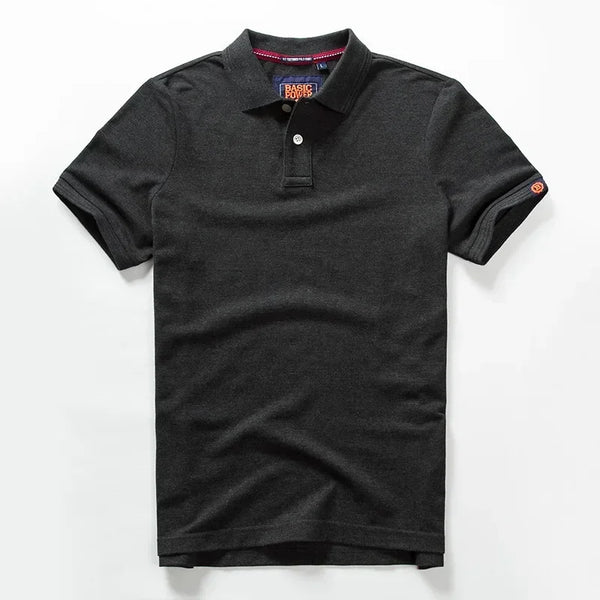 Men’s Polo Shirt Cotton Summer Fashion