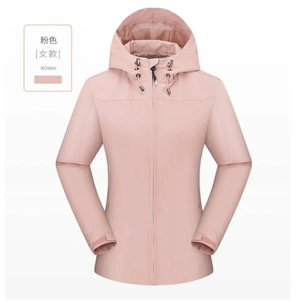 Women’s Jacket Windbreaker Hooded Lightweight Waterproof