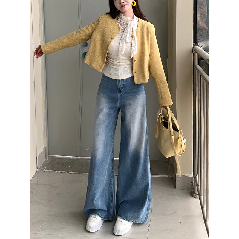 Women’s Jeans High Waist Relaxed Fit Slim Fit Casual