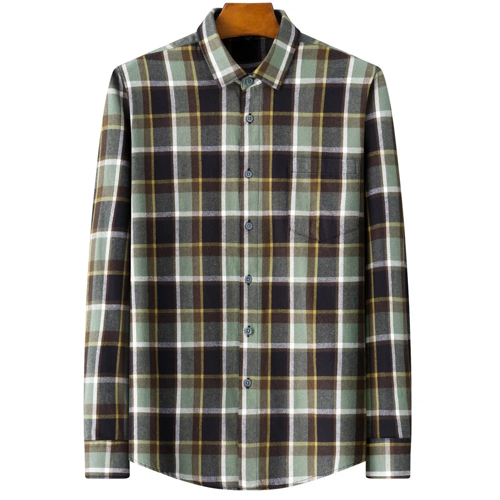 Men’s Shirt Long Sleeve Cotton Formal Slim Fit